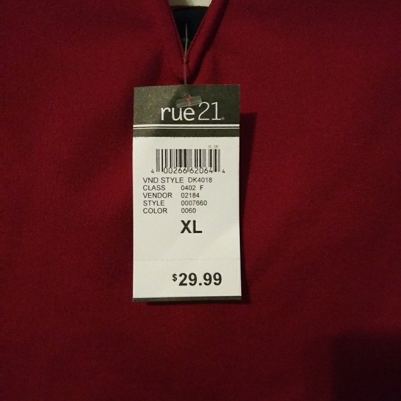 COPY - rue21 off-the-shoulder red dress - Picture 5 of 7